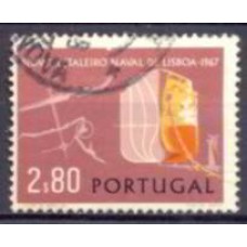 POR1018U-SELO NOVO ESTALEIRO NAVAL DE LISBOA, 2,80E - PORTUGAL - 1967 - U