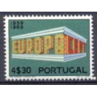 POR1053M-SELO SÉRIE EUROPA - 10º ANIVERSÁRIO DA CONFERÊNCIA EUROPEIA DOS CORREIOS E TELECOMUNICAÇÕES, 4,30E - PORTUGAL - 1969 - MINT POR1053M-SELO SÉRIE EUROPA - 10º ANIVERSÁRIO DA CONFERÊNCIA EUROPEIA DOS CORREIOS E TELECOMUNICAÇÕES, 4,30E - PORTUGAL - 1969 - MINT