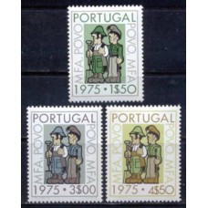 POR1252M-SÉRIE CAMPANHA DE ESTIMULAÇÃO CULTURAL E DE INFORMAÇÃO CÍVICA - PORTUGAL - 1975 - MINT
