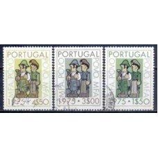 POR1252U-SÉRIE CAMPANHA DE ESTIMULAÇÃO CULTURAL E DE INFORMAÇÃO CÍVICA - PORTUGAL - 1975 - U