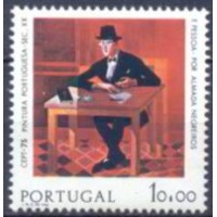 POR1262M-SELO SÉRIE EUROPA - PINTURAS, 10E - PORTUGAL - 1975 - MINT