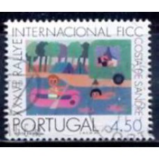 POR1266U-SELO XXXVI RALLYE INTERNACIONAL DE CAMPING E EXCURSÕES, 4,50E - PORTUGAL - 1975 - U