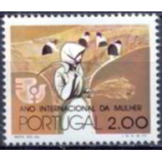 POR1282M-SELO ANO INTERNACIONAL DA MULHER, 2E - PORTUGAL - 1975 - MINT