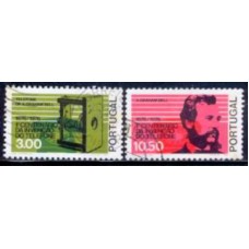 POR1287U-SÉRIE CENTENÁRIO DA 1ª LIGAÇÃO TELEFÔNICA - PORTUGAL - 1976 - U