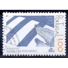 POR1377UA-SELO CIRCULAR É VIVER, 1E - PORTUGAL - 1978 - U