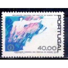 POR1402M-SELO 30º ANIVERSÁRIO DA DECLARAÇÃO UNIVERSAL DOS DIREITOS HUMANOS, 40E - PORTUGAL - 1978 - MINT