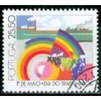 POR1508U-SELO 1º DE MAIO, DIA DO TRABALHADOR, 25,50E - PORTUGAL - 1981 - U POR1508U-SELO 1º DE MAIO, DIA DO TRABALHADOR, 25,50E - PORTUGAL - 1981 - U
