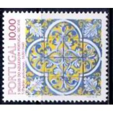 POR1554M-SELO 5 SÉCULOS DO AZULEJO EM PORTUGAL VII - PORTUGAL - 1982 - MINT