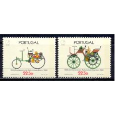 POR1663N-SÉRIE CENTENÁRIO DO AUTOMÓVEL - PORTUGAL - 1986 - N