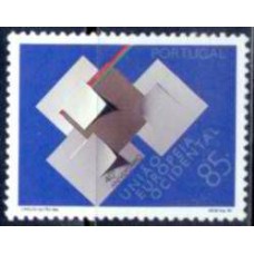 POR1977N-SELO 40º ANIVERSÁRIO DA UNIÃO EUROPEIA OCIDENTAL - PORTUGAL - 1994 - N
