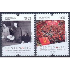 POR2021.03M-SÉRIE CENTENÁRIO DO PARTIDO COMUNISTA PORTUGUÊS - PORTUGAL - 2021 - MINT