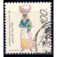 POR2097U-SELO PROFISSÕES E PERSONAGENS DO SÉCULO 19 II, 100E - PORTUGAL - 1996 - U