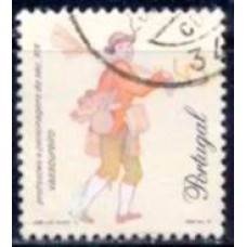 POR2157U-SELO PROFISSÕES E PERSONAGENS DO SÉCULO 19 III, 5E - PORTUGAL - 1997 - U