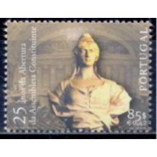 POR2428M-SELO 25º ANIVERSÁRIO DA ABERTURA DA ASSEMBLEIA CONSTITUINTE - PORTUGAL - 2000 - MINT