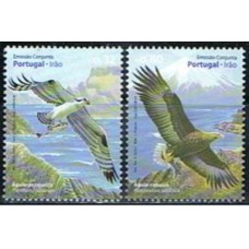 POR3430M-SÉRIE ÁGUIAS PESQUEIRAS DE PORTUGAL E IRÃ - PORTUGAL - 2009 - MINT