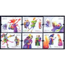 POR3504M-SÉRIE O TEATRO EM PORTUGAL - PORTUGAL - 2010 - MINT