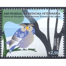 POR3641M-SELO ANO MUNDIAL DA MEDICINA VETERINÁRIA (DO BLOCO) - PORTUGAL - 2011 - MINT