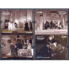 POR3648MS-SÉRIE SE-TENANTS TEATRO EM PORTUGAL II (DOS BLOCOS) - PORTUGAL - 2011 - MINT POR3648MS-SÉRIE SE-TENANTS TEATRO EM PORTUGAL II (DOS BLOCOS) - PORTUGAL - 2011 - MINT