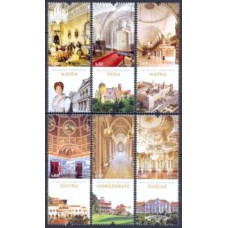 POR3749M-SÉRIE PALÁCIOS DE PORTUGAL - PORTUGAL - 2012 - MINT