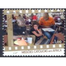POR3850U-SELO MISSÕES CATÓLICAS NA ÁFRICA, 1E - PORTUGAL - 2013 - U