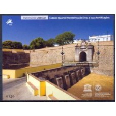 POR3935MF-BLOCO CIDADE-QUARTEL DE ELVAS - PATRIMÔNIO MUNDIAL - PORTUGAL - 2014 - MINT