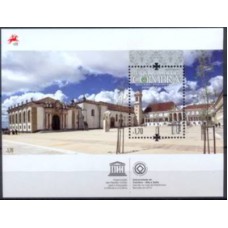 POR3966MF-BLOCO UNIVERSIDADE DE COIMBRA - PATRIMÔNIO DA UNESCO - PORTUGAL - 2014 - MINT