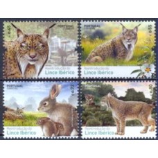 POR4010M-SÉRIE REINTRODUÇÃO DO LINCE IBÉRICO EM PORTUGAL - PORTUGAL - 2015 - MINT