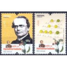 POR4039M-SÉRIE 150 ANOS DA DESCOBERTA DAS LEIS DA HEREDITARIEDADE - PORTUGAL - 2015 - MINT