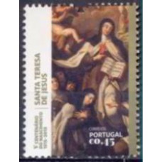 POR4052M-SELO 5º CENTENÁRIO DO NASCIMENTO DE SANTA TERESA DE JESUS - PORTUGAL - 2015 - MINT