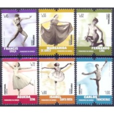 POR4065M-SÉRIE PIONEIROS DA DANÇA - PORTUGAL - 2015 - MINT