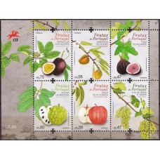 POR4209MF-BLOCO FRUTAS DE PORTUGAL II - PORTUGAL - 2017 - MINT