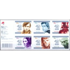 POR4284MC-CADERNETA 40 ANOS DA SAGA STAR WARS - PORTUGAL - 2017 - MINT POR4284MC-CADERNETA 40 ANOS DA SAGA STAR WARS - PORTUGAL - 2017 - MINT