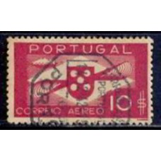 PORA007U-SELO REGULAR AÉREO, 10E - PORTUGAL - 1937/41 - U