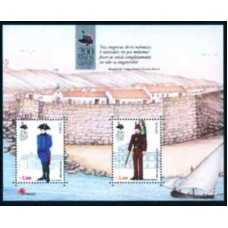 PORB189M-BLOCO 200 ANOS DO COLÉGIO MILITAR - PORTUGAL - 2003 - MINT