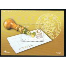 PORB207M-BLOCO 50 ANOS DA FEDERAÇÃO PORTUGUESA DE FILATELIA - PORTUGAL - 2004 - MINT