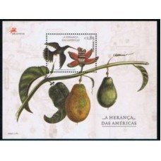 PORB266M-BLOCO A HERANÇA DAS AMÉRICAS - PORTUGAL - 2007 - MINT