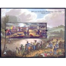 PORB310M-BLOCO 200 ANOS DA GUERRA PENINSULAR - PORTUGAL - 2010 - MINT