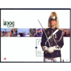 PORB318M-BLOCO CENTENÁRIO DA GUARDA NACIONAL REPUBLICANA - PORTUGAL - 2011 - MINT