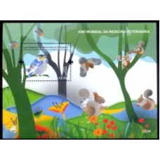 PORB327M-BLOCO ANO MUNDIAL DA MEDICINA VETERINÁRIA - PORTUGAL - 2011 - MINT
