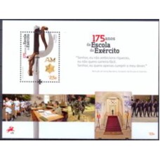 PORB332M-BLOCO 175 ANOS DA ESCOLA DO EXÉRCITO - PORTUGAL - 2012 - MINT