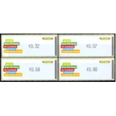 PORD139M-SÉRIE ETIQUETAS ANO EUROPEU DO COMBATE À POBREZA E À EXCLUSÃO SOCIAL, CROUZET - PORTUGAL - 2010 - MINT