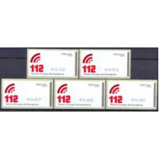 PORD161M-SÉRIE ETIQUETAS 112 NÚMERO EUROPEU DE EMERGÊNCIA, SMD - PORTUGAL - 2011 - MINT