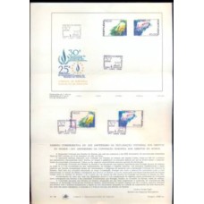 PORE1401-EDITAL 30º ANIVERSÁRIO DA DECLARAÇÃO UNIVERSAL DOS DIREITOS HUMANOS - PORTUGAL - 1978