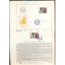 PORE1403-EDITAL 50 ANOS DA MORTE DE MAGALHÃES LIMA - PORTUGAL - 1978