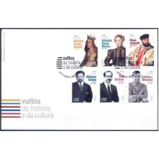 PORF2021.01-FDC SÉRIE VULTOS DA HISTÓRIA E DA CULTURA - PORTUGAL - 2021