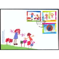PORF3221-FDC SÉRIE CORREIO ESCOLAR - PORTUGAL - 2007