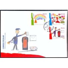 PORF3339-FDC SÉRIE CORREIO ESCOLAR - PORTUGAL - 2008