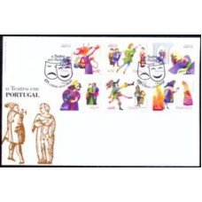 PORF3504-FDC SÉRIE O TEATRO EM PORTUGAL - PORTUGAL - 2010