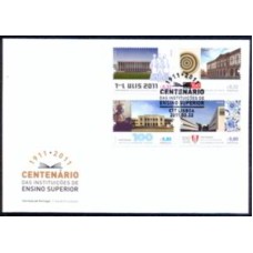 PORF3588-FDC CENTENÁRIO DAS INSTITUIÇÕES DE ENSINO SUPERIOR - PORTUGAL - 2011