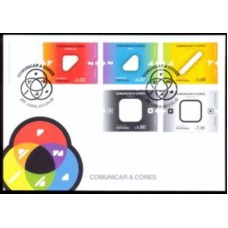 PORF3687-FDC SÉRIE COMUNICAR A CORES - PORTUGAL - 2012